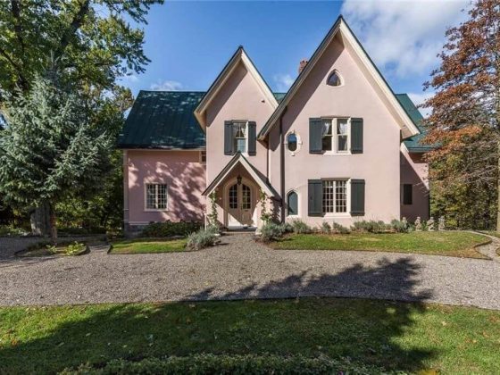 pink victorian cottage