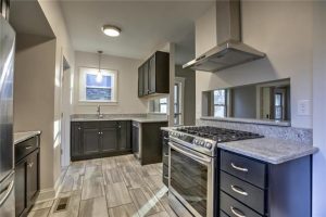 Remodeled kitchen in a Kansas City cottage.