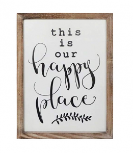 happy place wall art