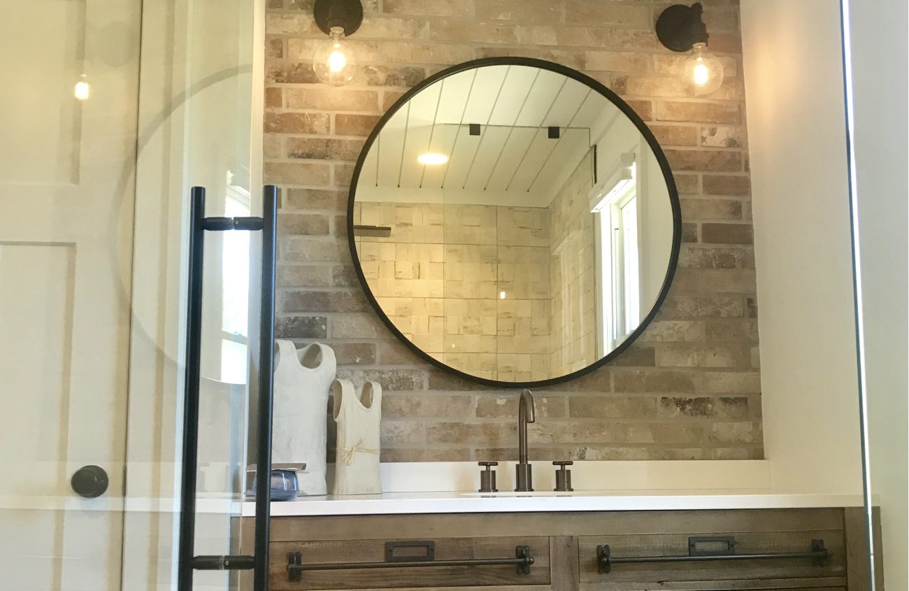 Remodeled bathroom in a 1920s bungalow